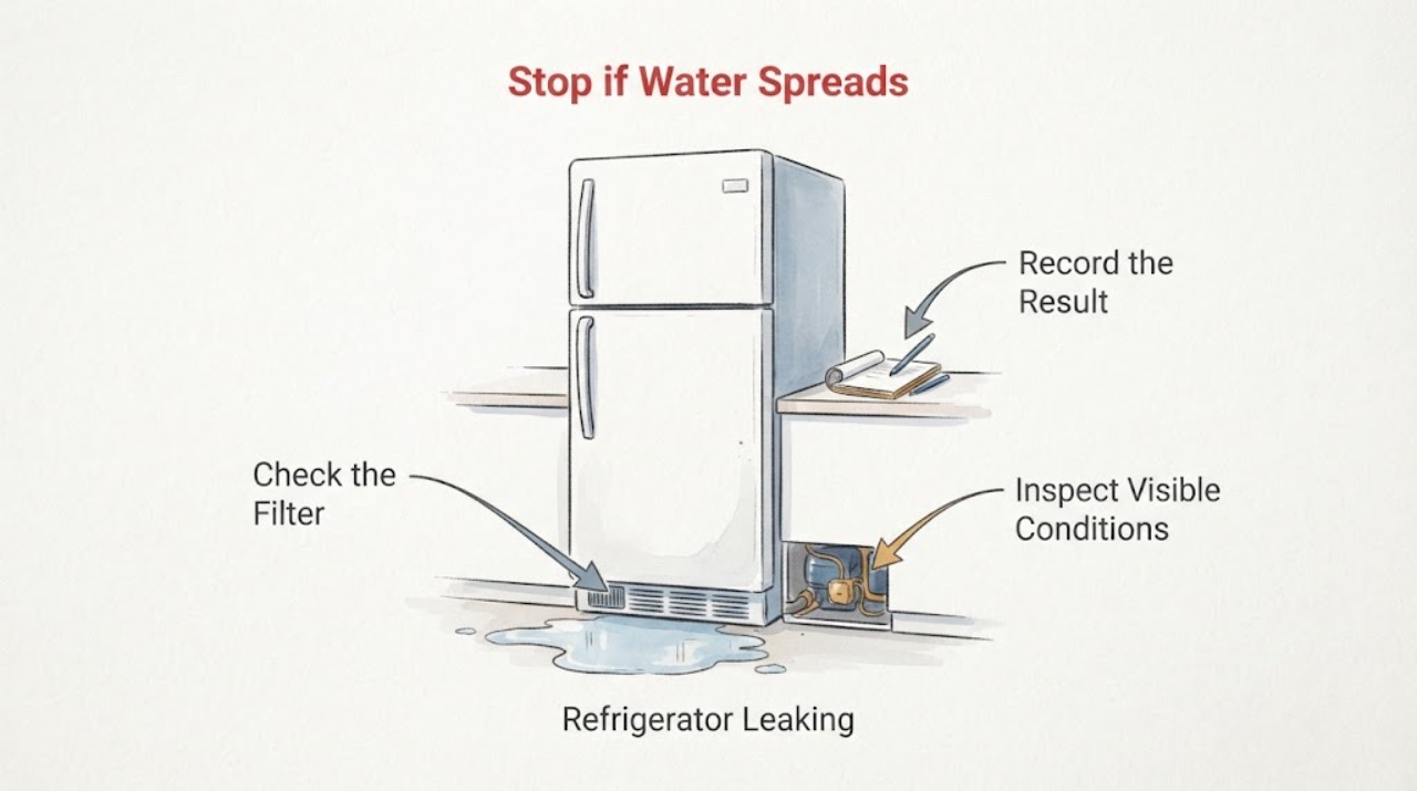 Refrigerator Leaking