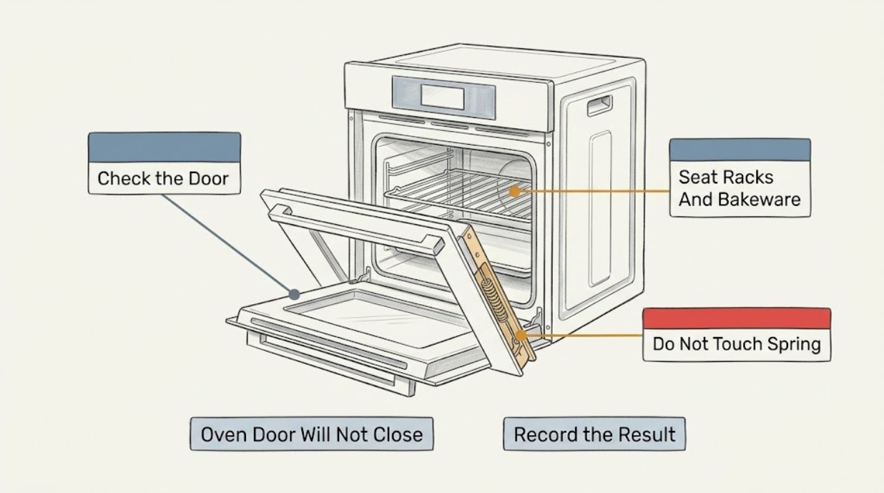 Oven Door Will Not Close