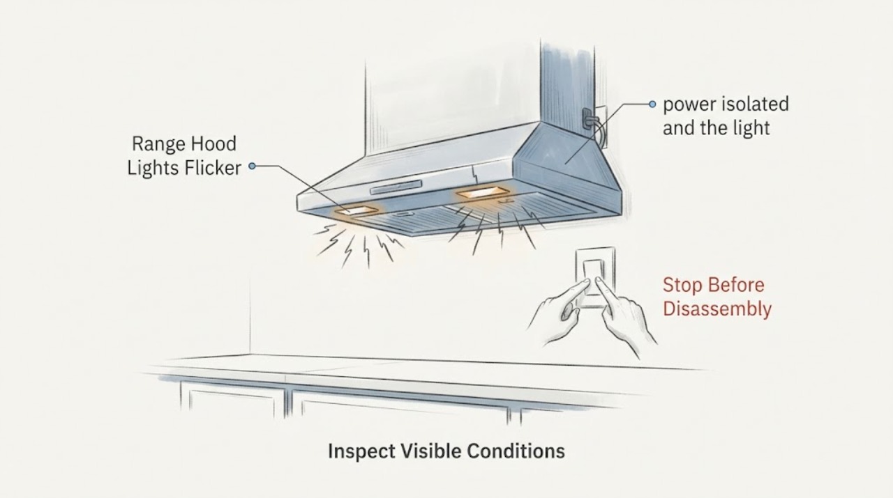 Range Hood Lights Flicker