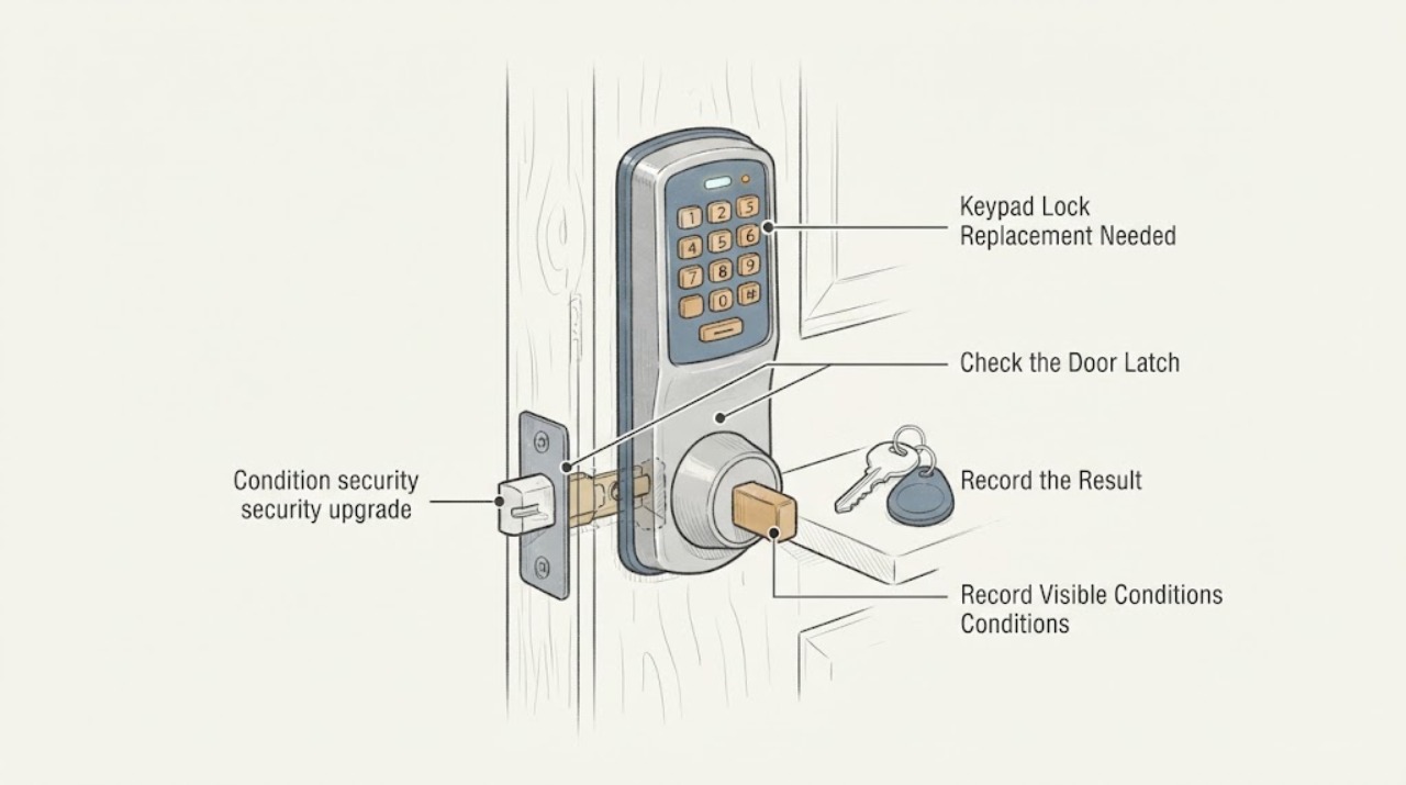 Keypad Lock Replacement Needed