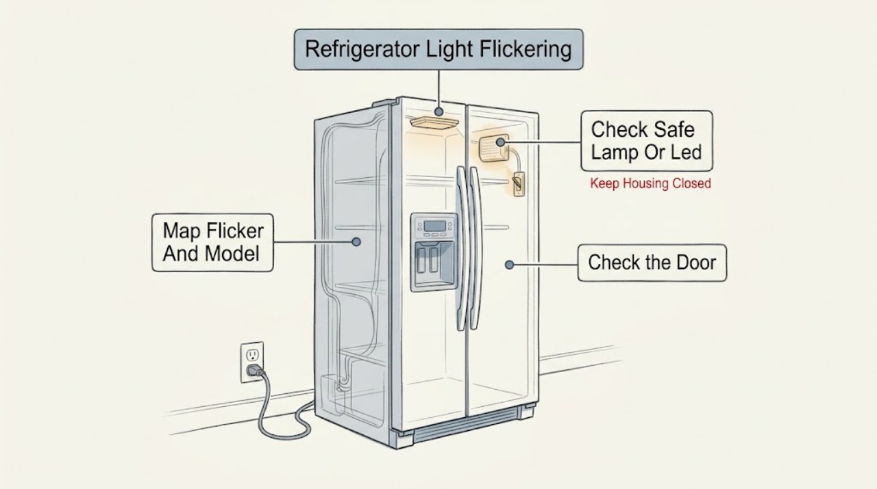 Refrigerator Light Flickering