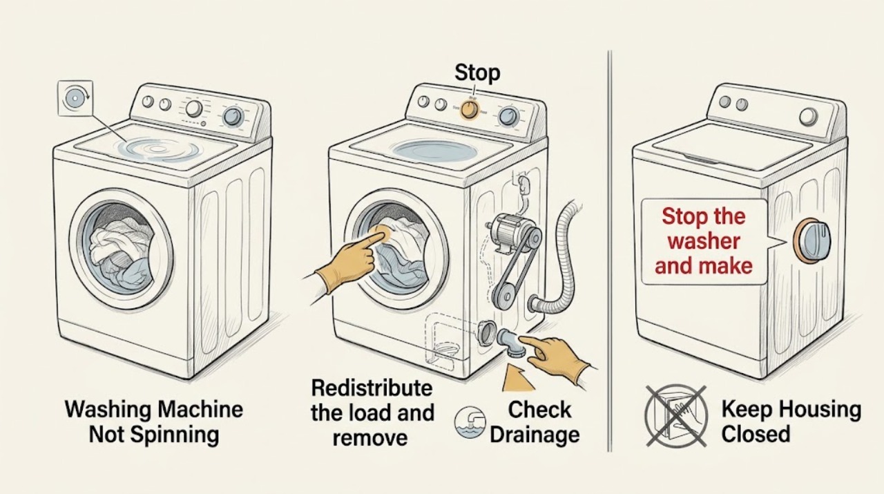 Washing Machine Not Spinning