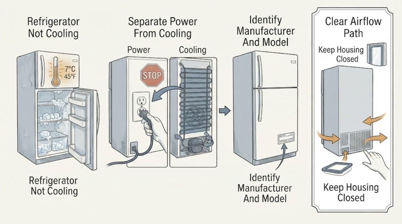 Refrigerator Not Cooling