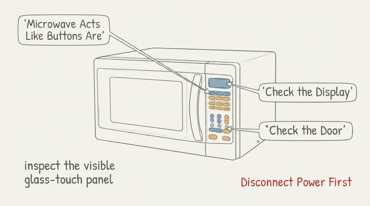 Microwave Acts Like Buttons Are