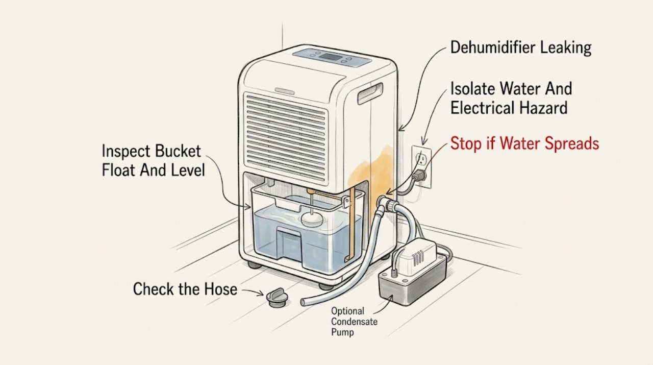 Dehumidifier Leaking