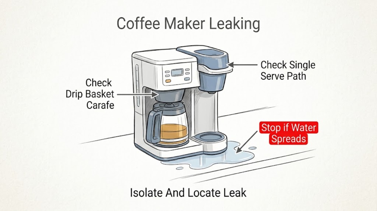 Coffee Maker Leaking