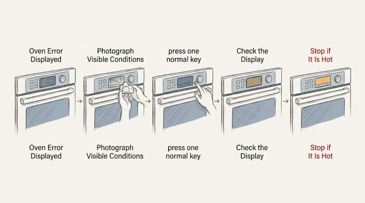 Oven Error Displayed