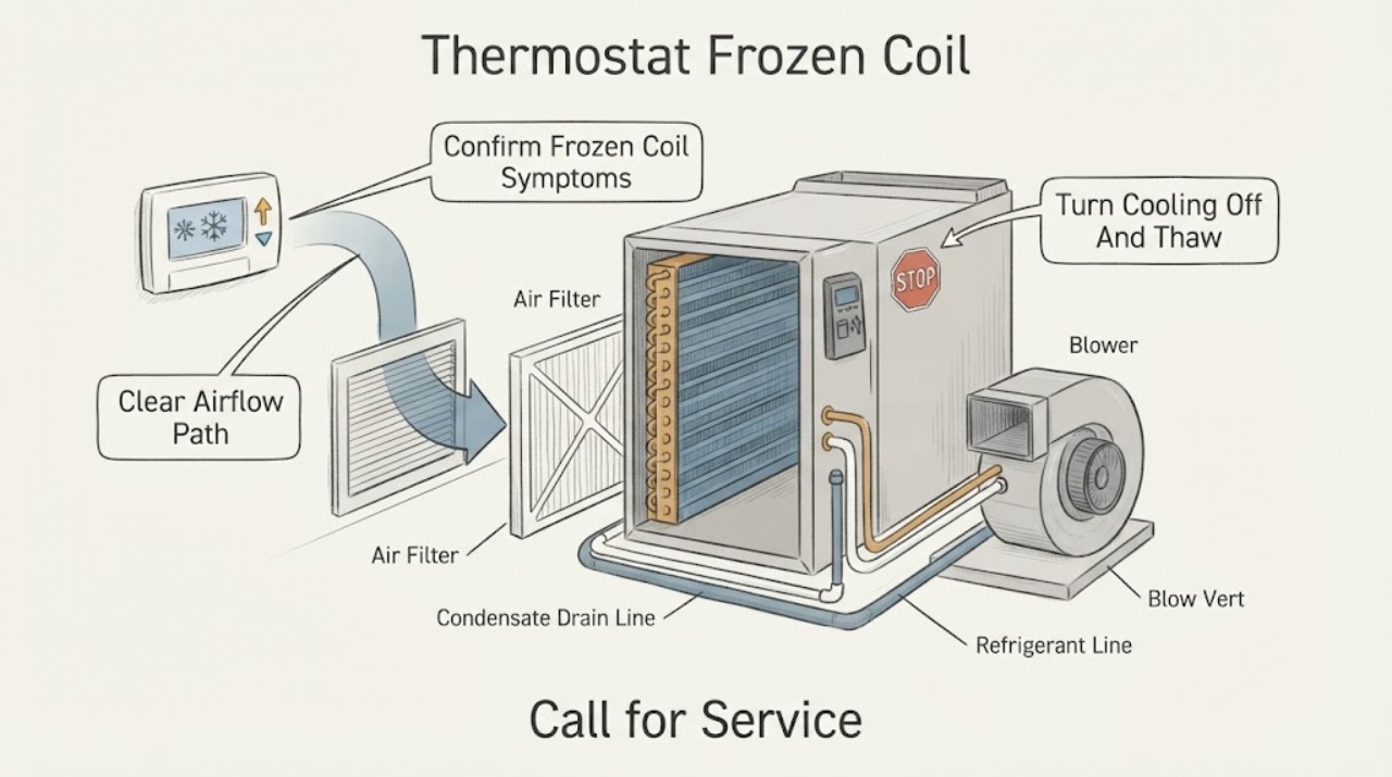 Thermostat Frozen Coil