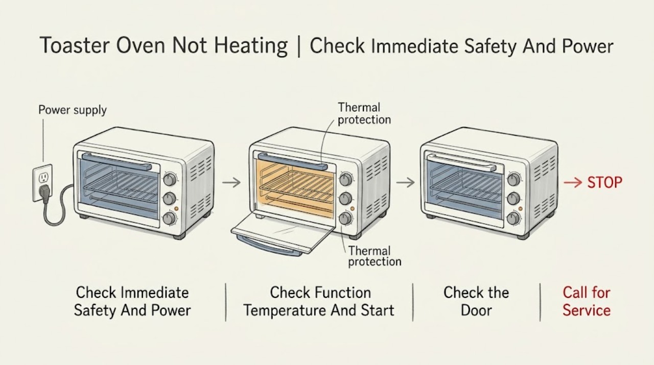 Toaster Oven Not Heating