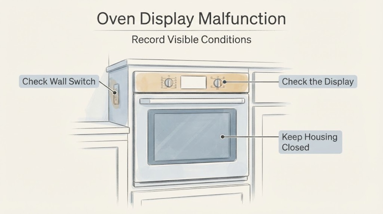 Oven Display Malfunction