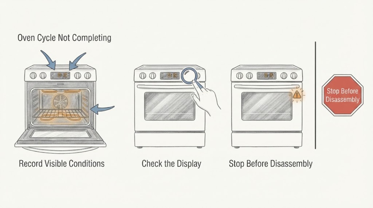 Oven Cycle Not Completing