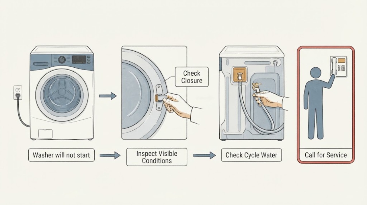 Washer will not start