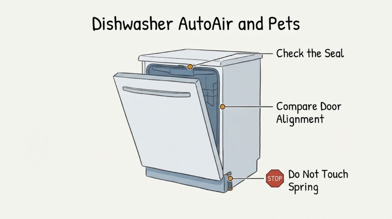 Dishwasher AutoAir and Pets