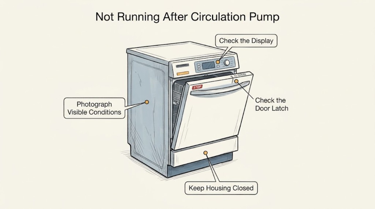 Not Running After Circulation Pump