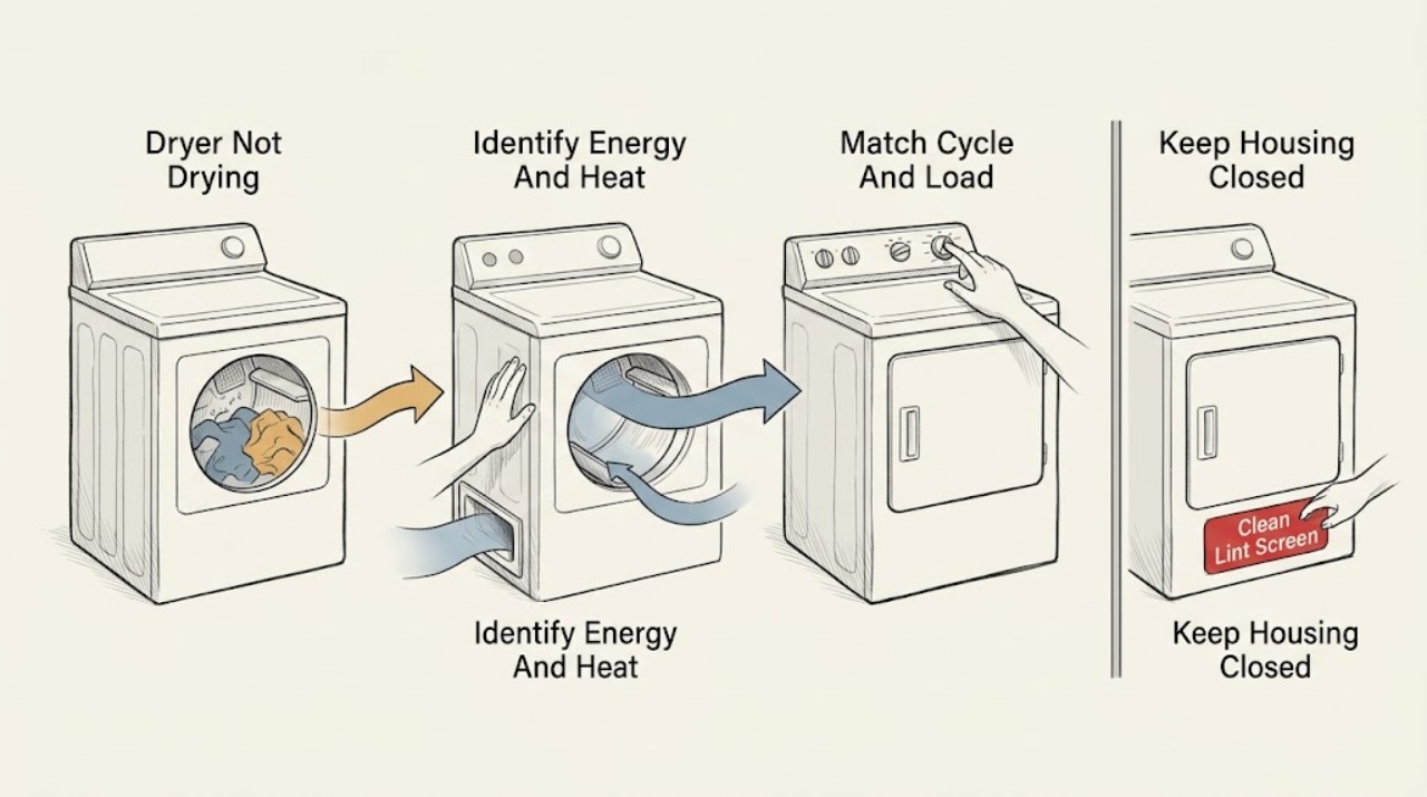 Dryer Not Drying