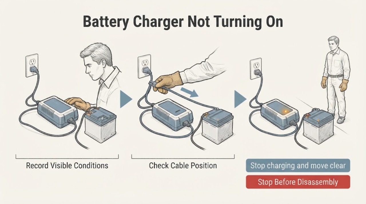 Battery Charger Not Turning On