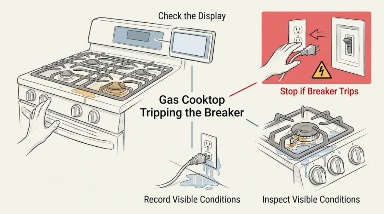 Gas Cooktop Tripping the Breaker