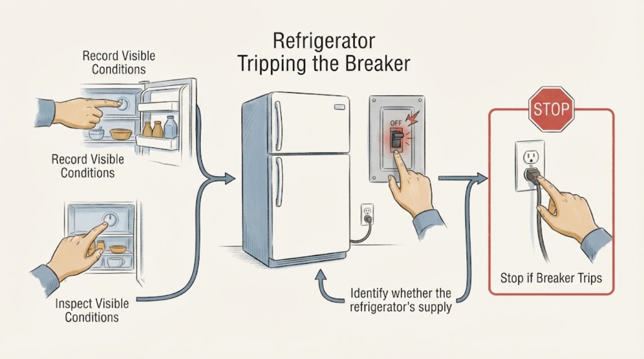Refrigerator Tripping the Breaker