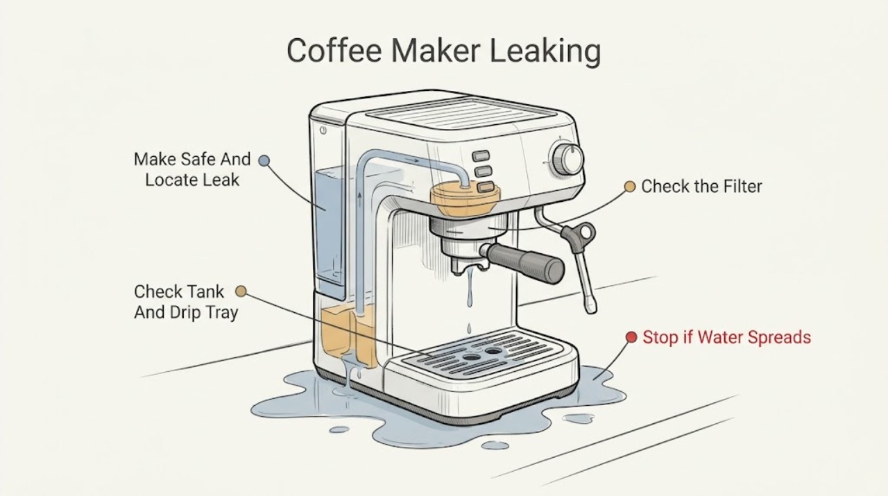 Coffee Maker Leaking
