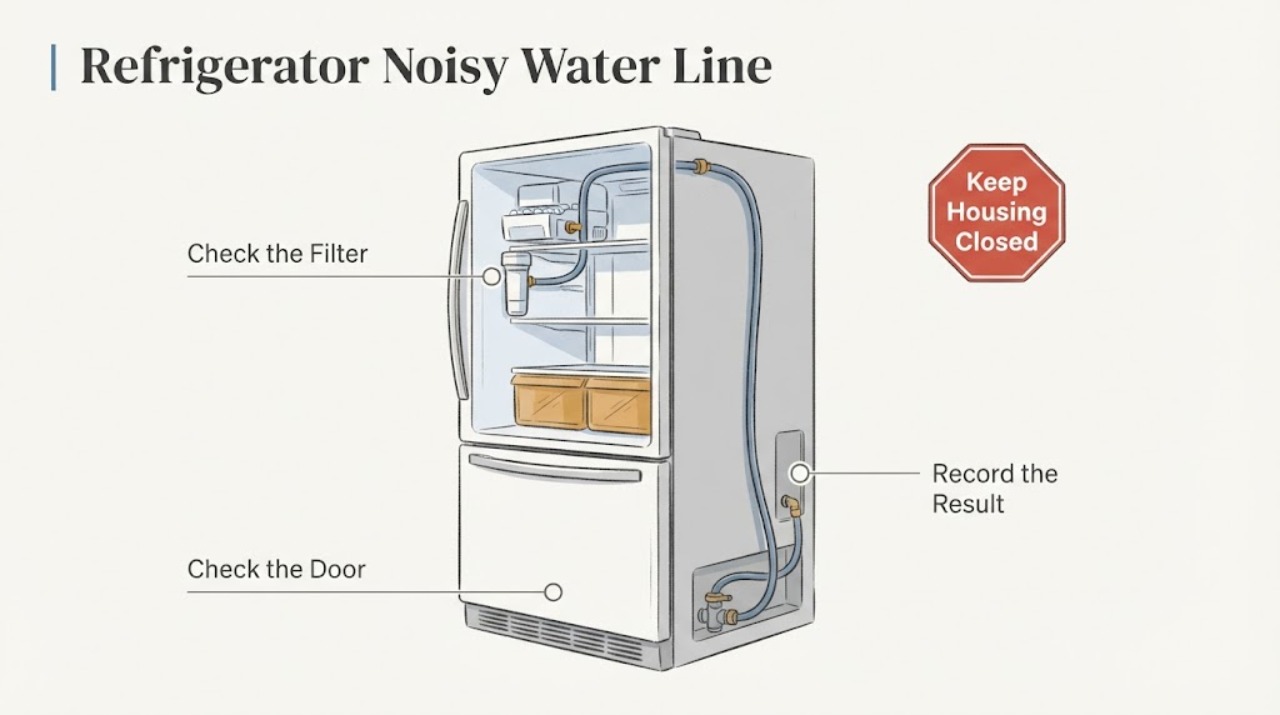 Refrigerator Noisy Water Line |