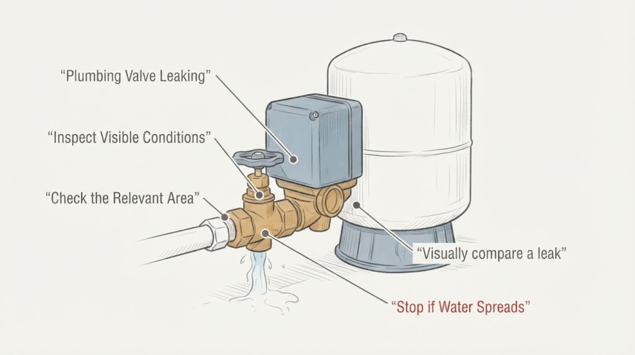 Plumbing Valve Leaking
