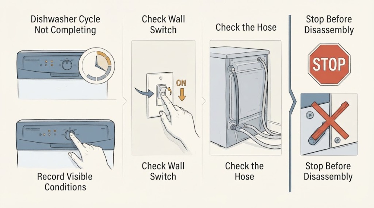 Dishwasher Cycle Not Completing