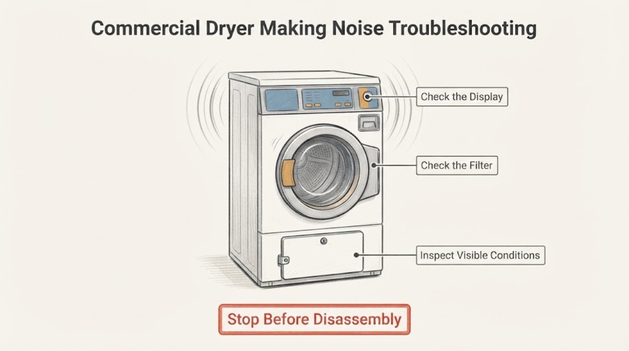 Commercial Dryer Making Noise Troubleshooting