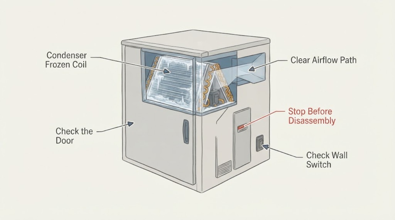 Condenser Frozen Coil