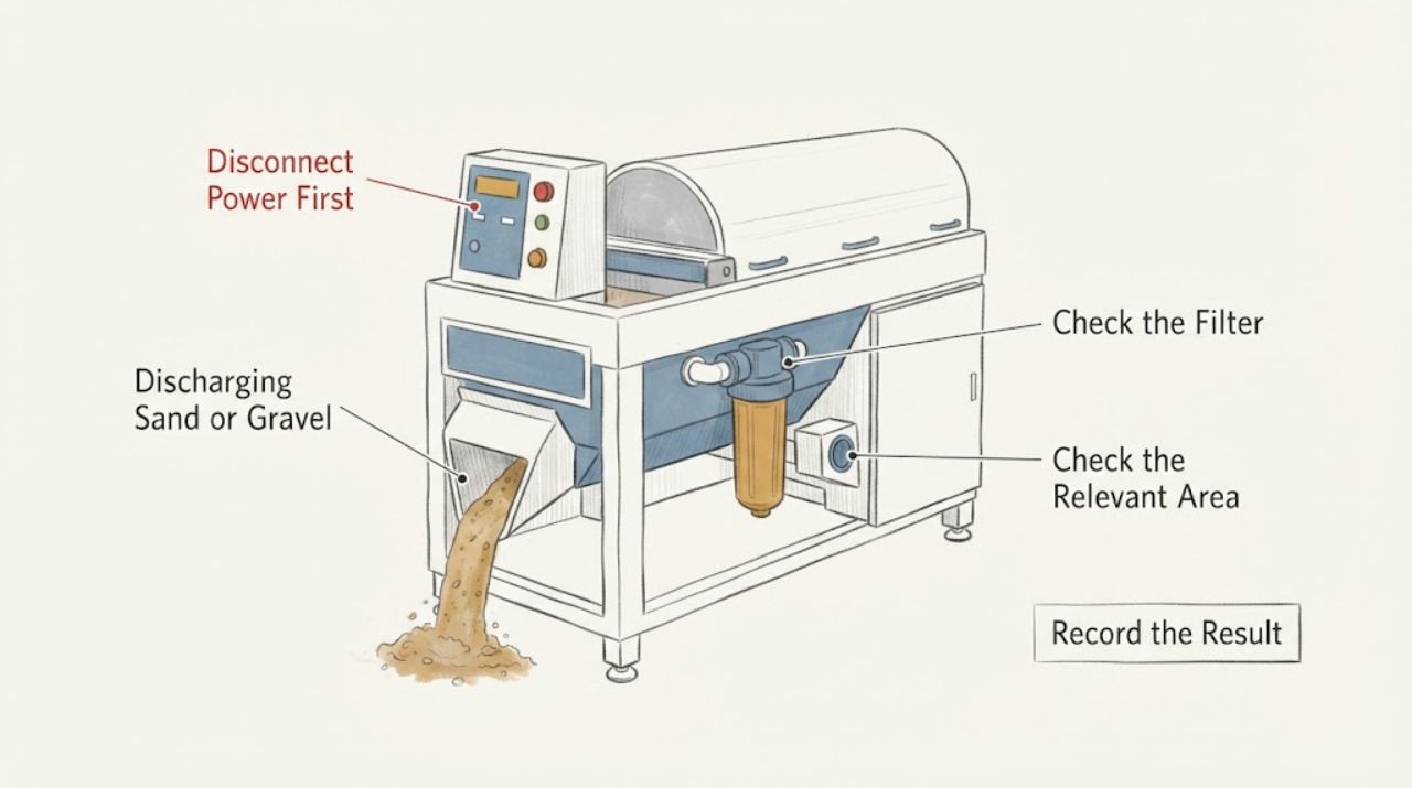 Discharging Sand or Gravel