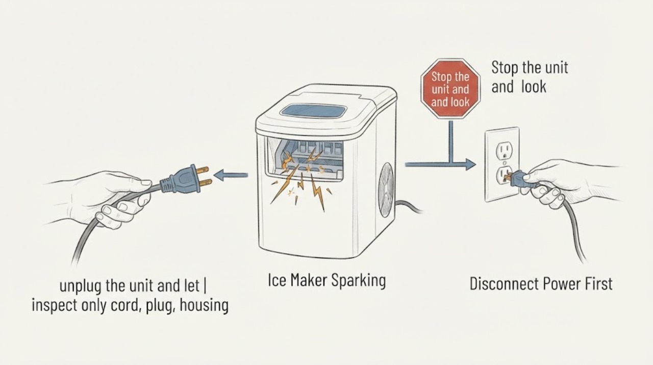 Ice Maker Sparking