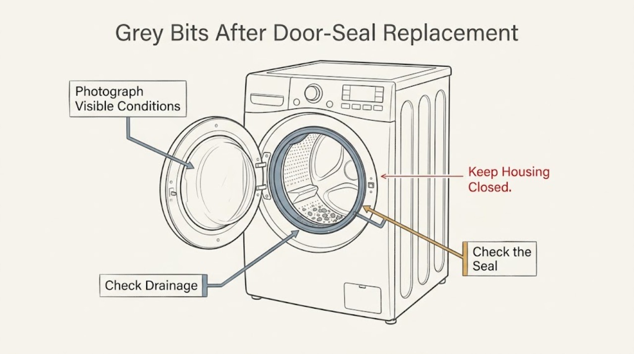Grey Bits After Door-Seal Replacement