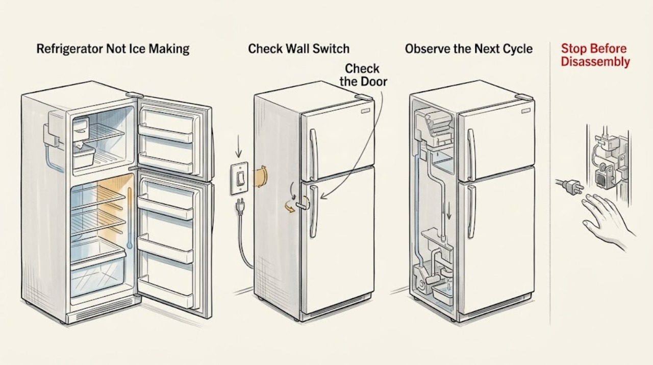 Refrigerator Not Ice Making