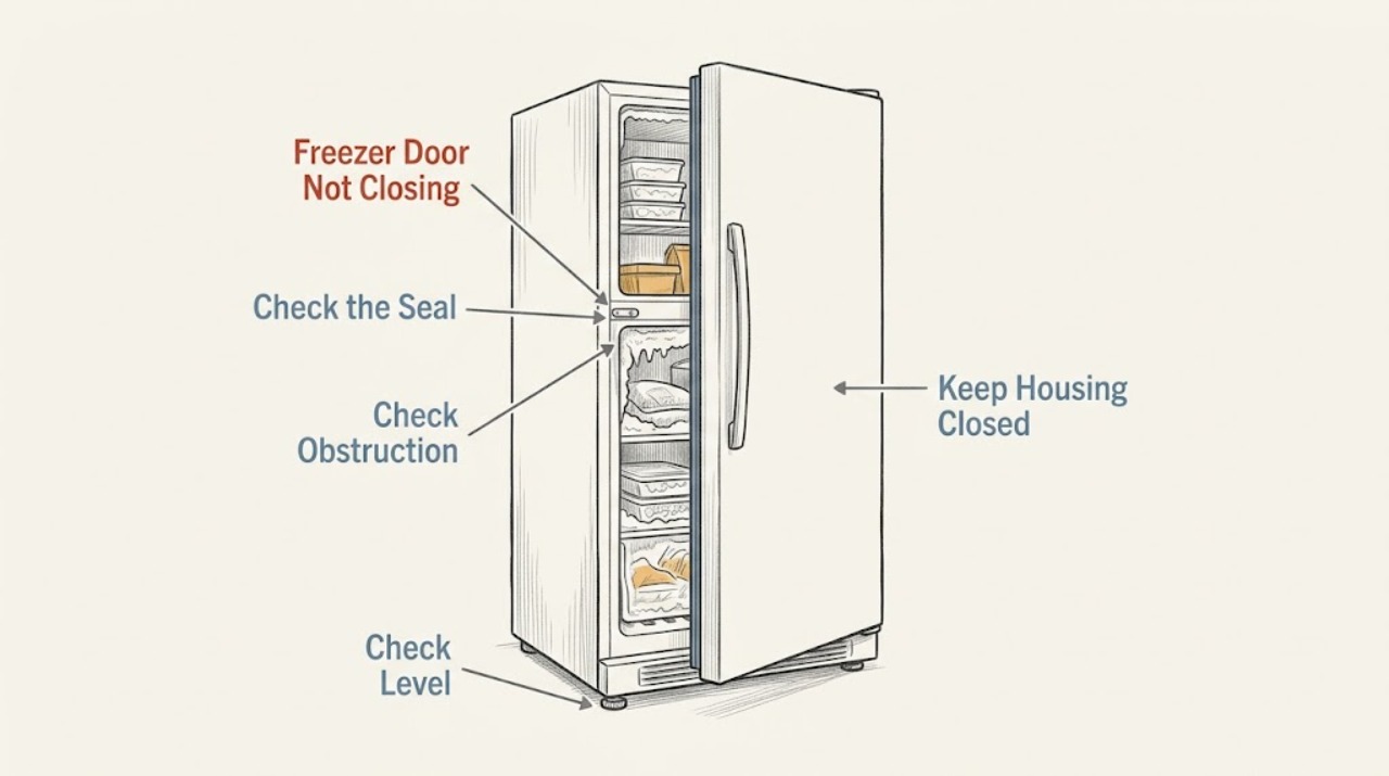 Freezer Door Not Closing
