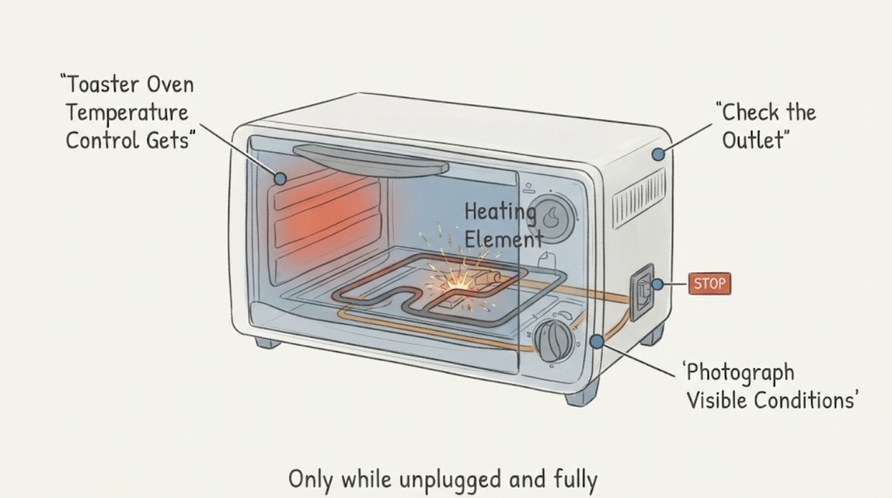 Toaster Oven Temperature Control Gets