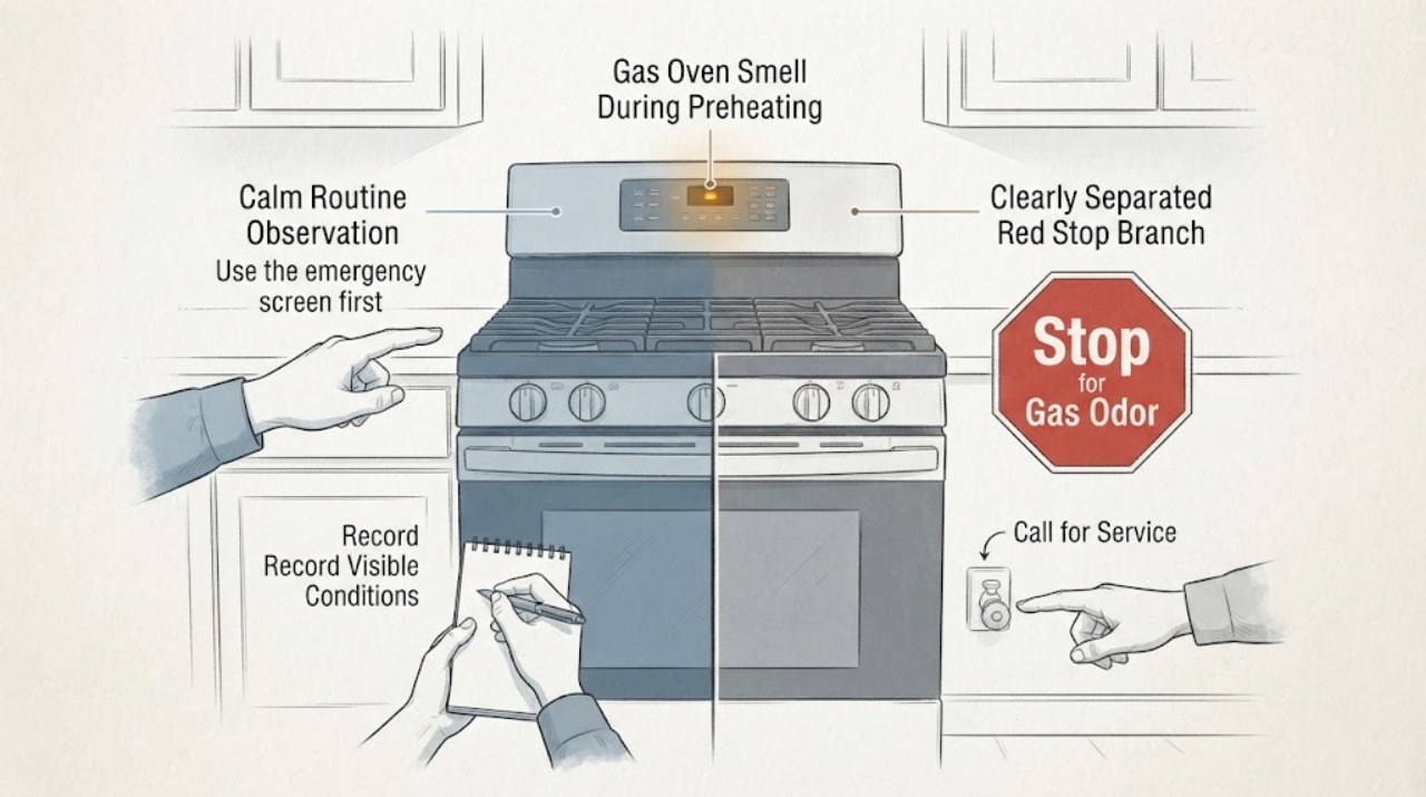 Gas Oven Smell During Preheating