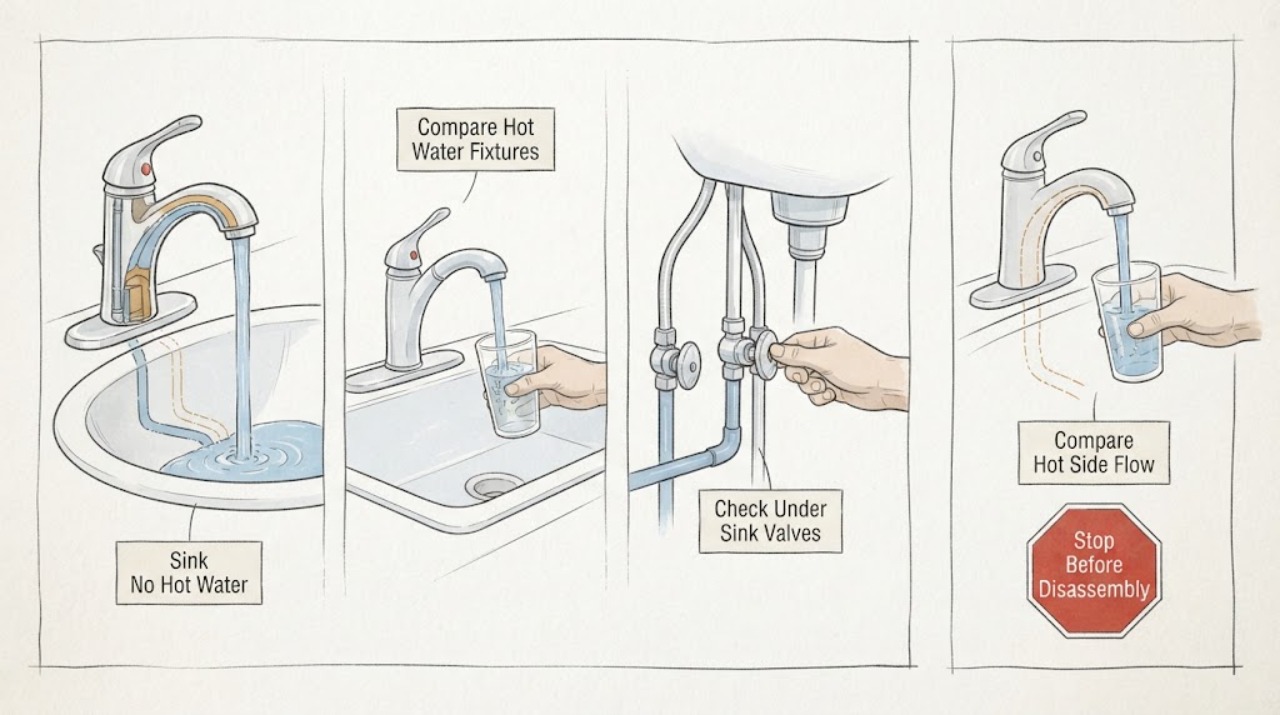 Sink No Hot Water