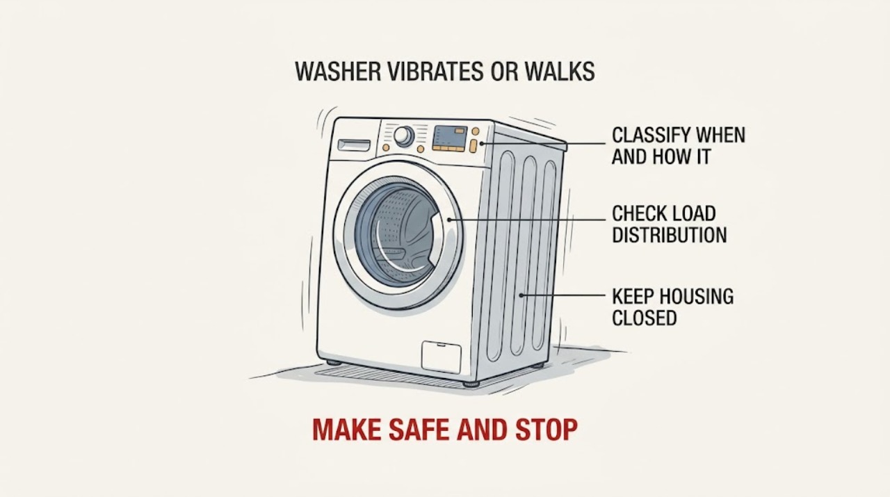 Washer Vibrates or Walks