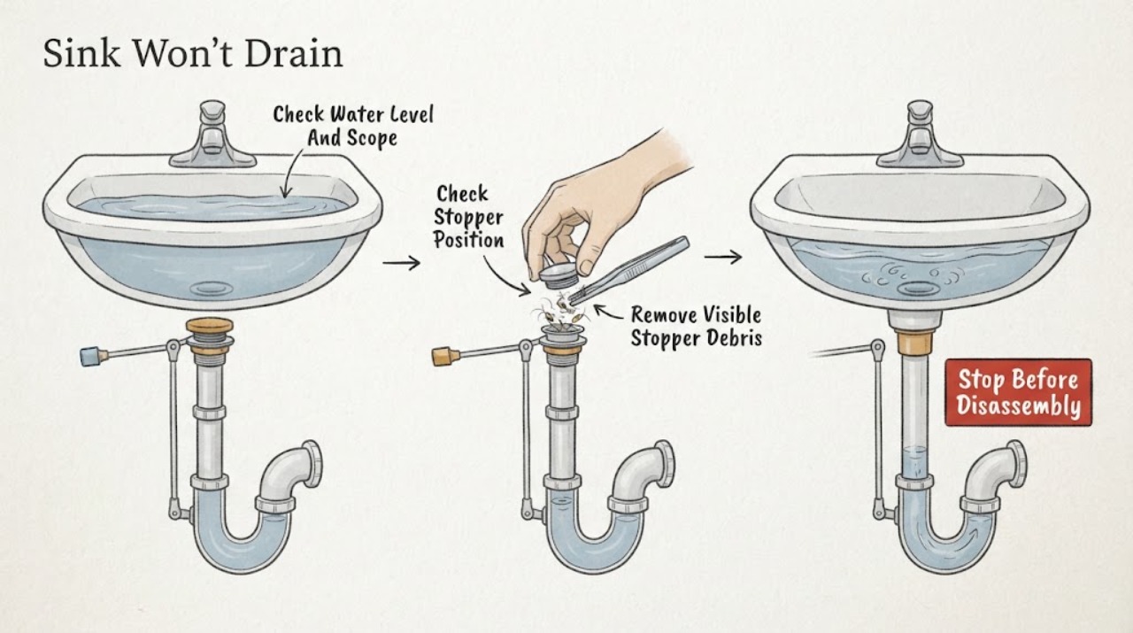 Sink Won't Drain