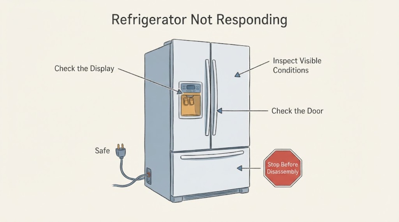 Refrigerator Not Responding | Safe