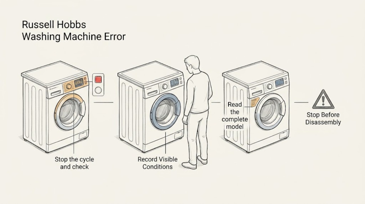 Russell Hobbs Washing Machine Error