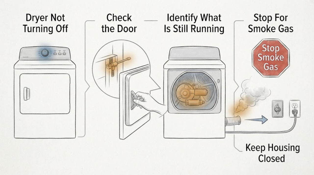 Dryer Not Turning Off