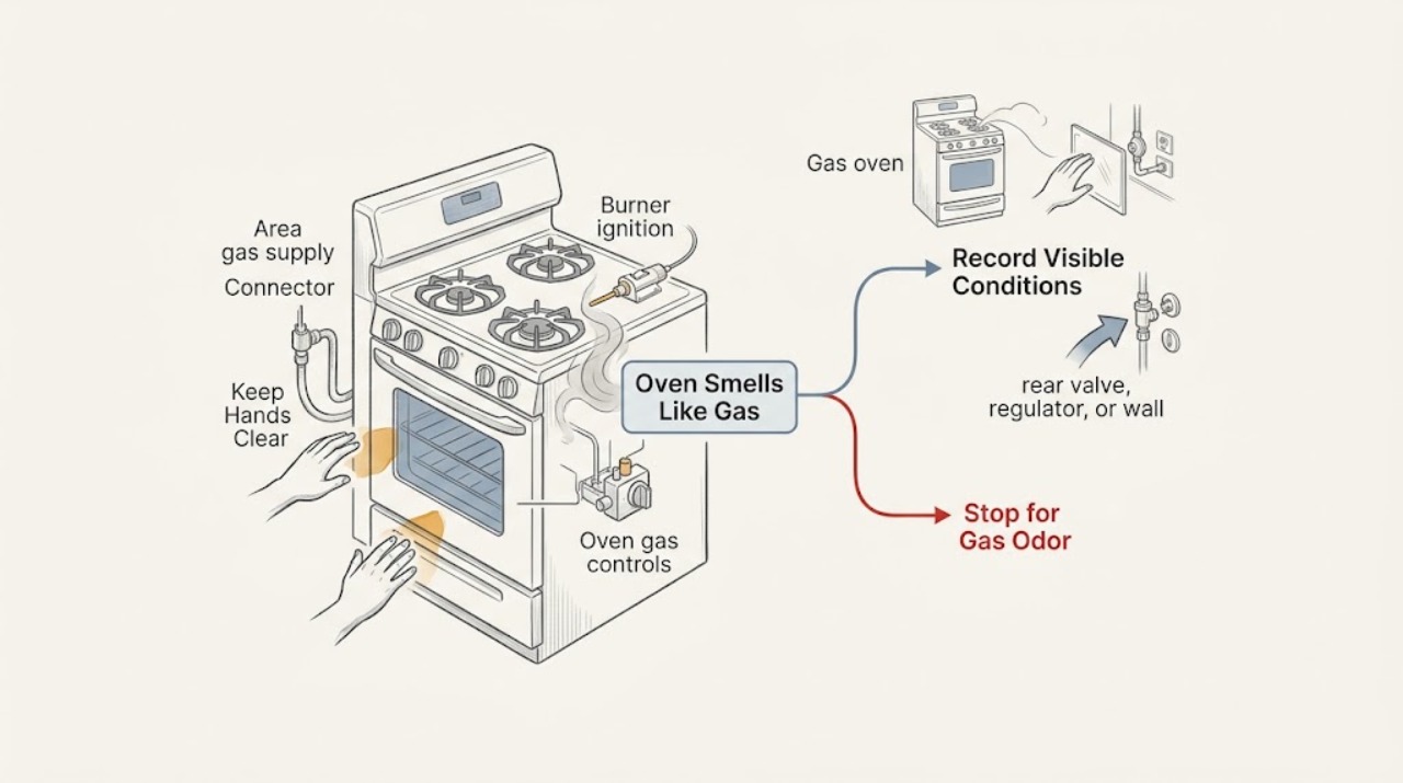 Oven Smells Like Gas