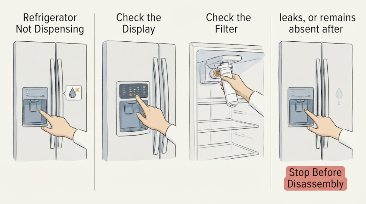 Refrigerator Not Dispensing