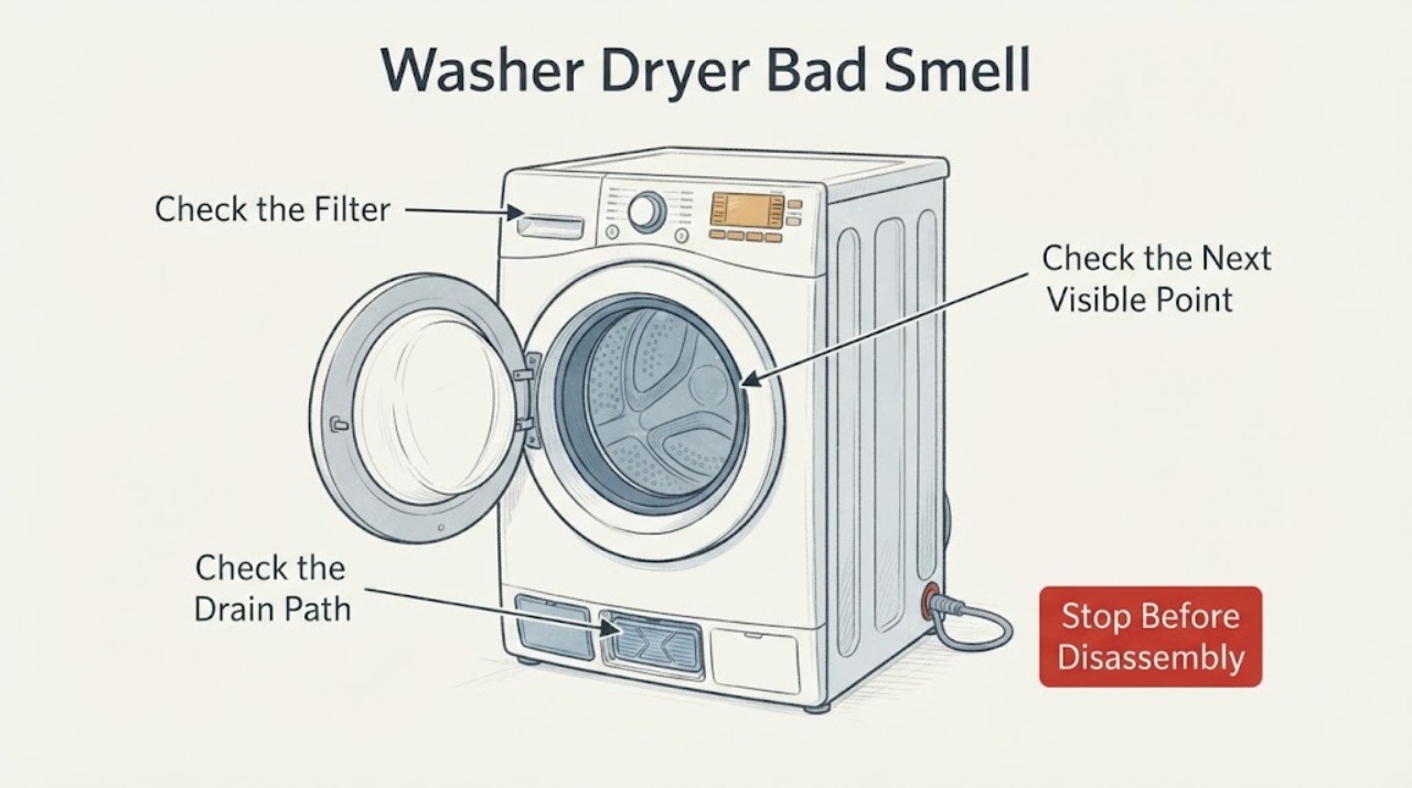 Washer Dryer Bad Smell