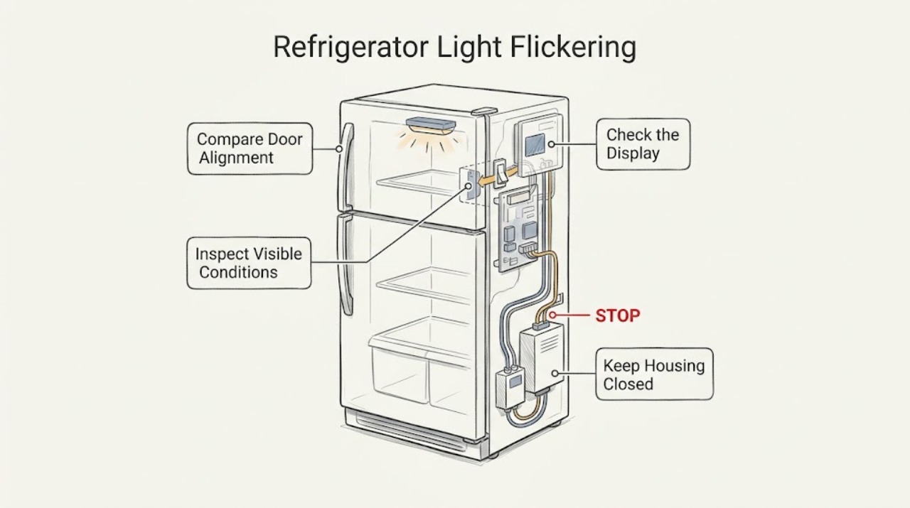Refrigerator Light Flickering