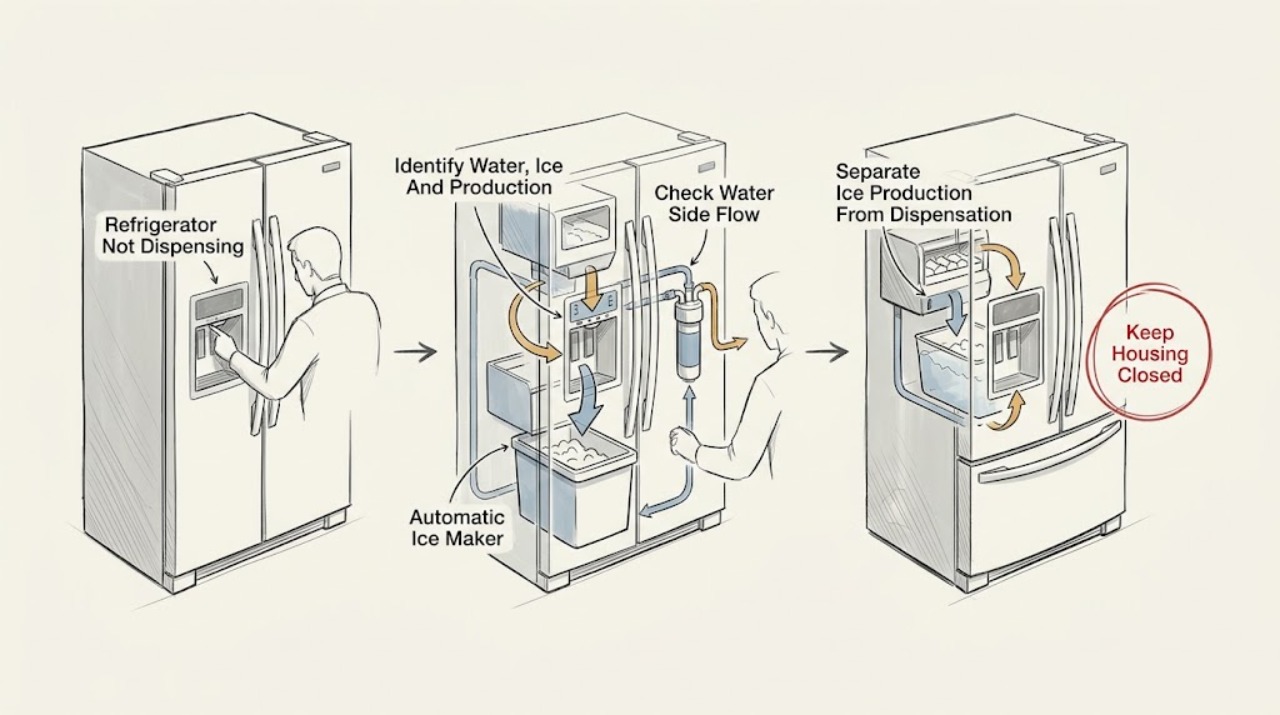 Refrigerator Not Dispensing
