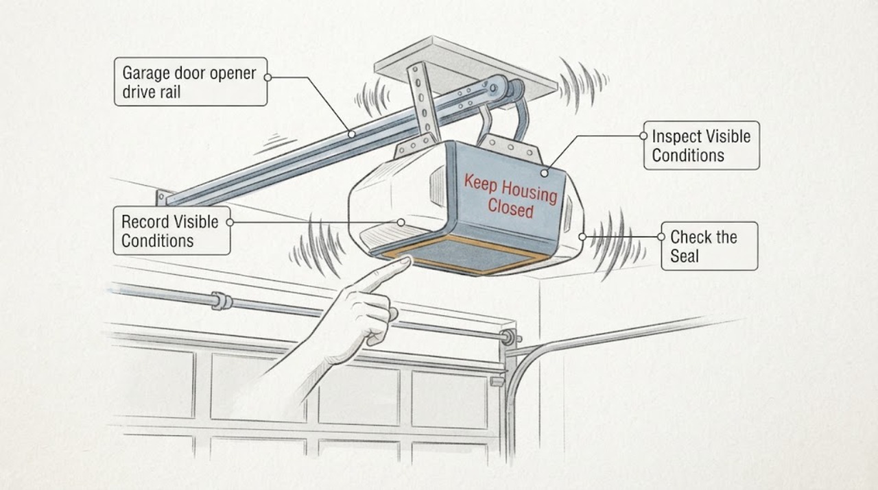 Garage door opener drive rail