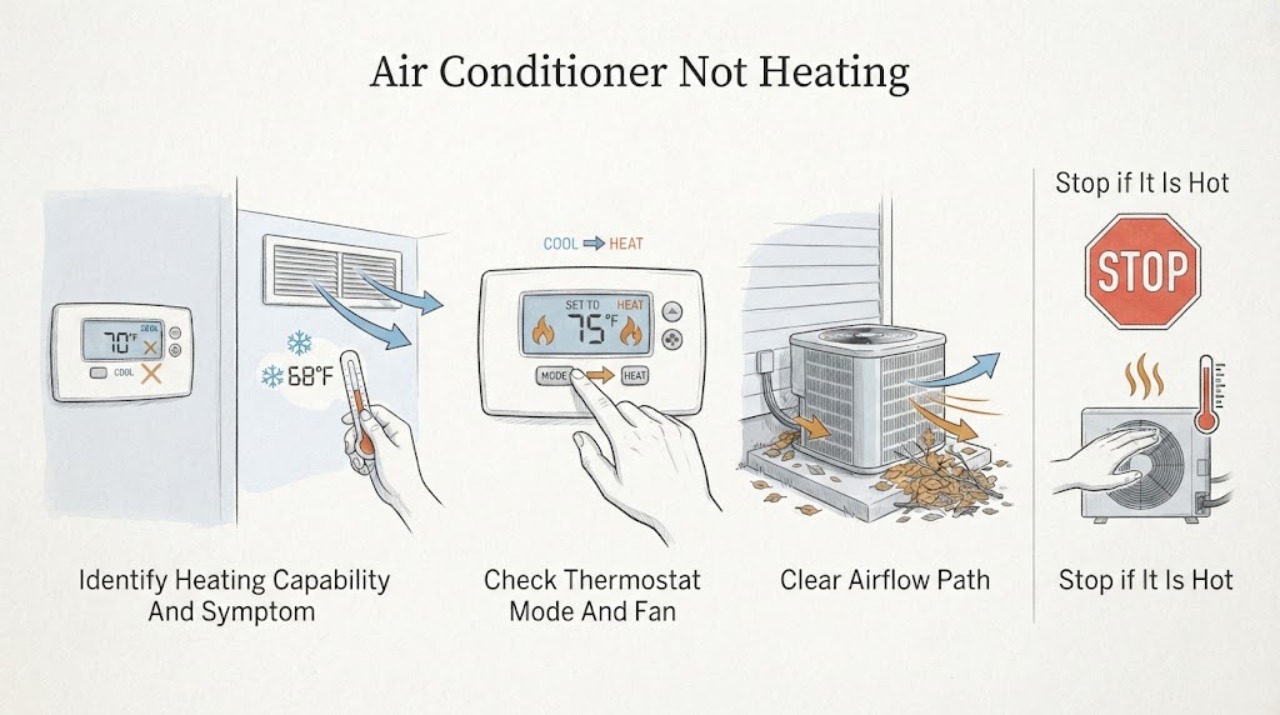 Air Conditioner Not Heating