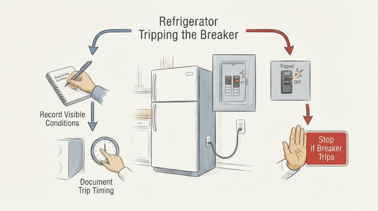Refrigerator Tripping the Breaker