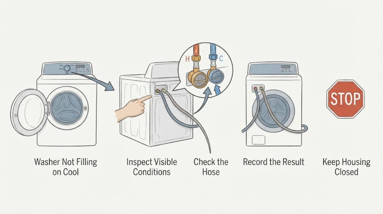 Washer Not Filling on Cool